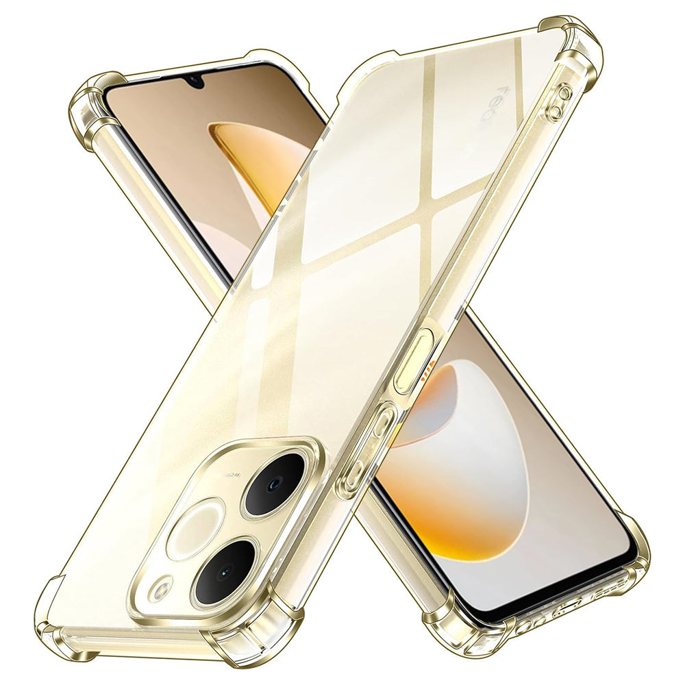 Etui na Realme Note 70T, Techsuit, Shockproof Clear, Przezroczyste