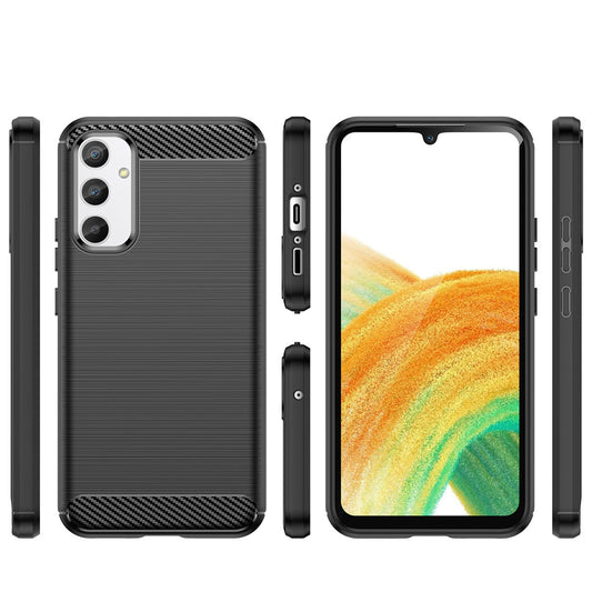 Etui na Samsung Galaxy A34 A346, OEM, Carbon, Czarny