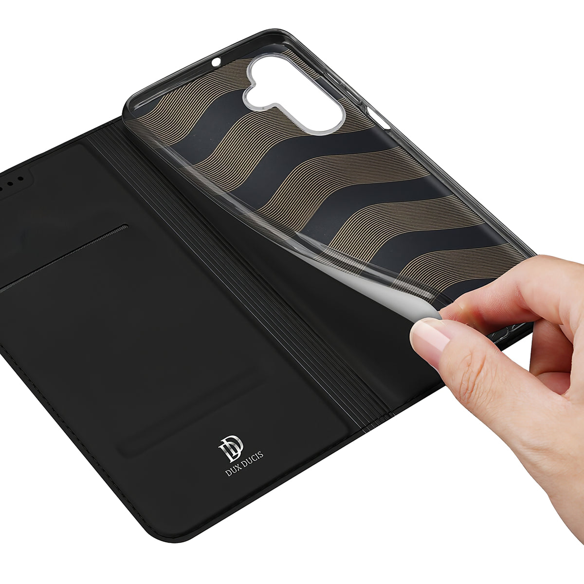 Etui do Samsung Galaxy A55 5G A556, DUX DUCIS, Skin Pro, Czarny