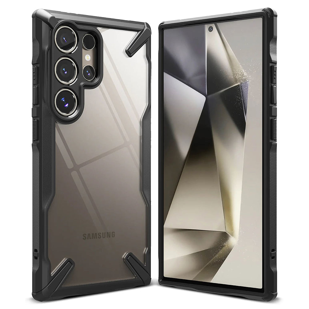 Etui na Samsung Galaxy S24 Ultra S928, Ringke, Fusion X, Czarne