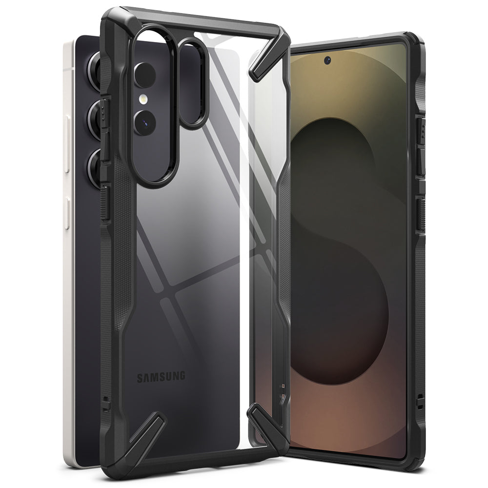 Etui na Samsung Galaxy S25 Ultra S938, Ringke, Fusion X, Czarne