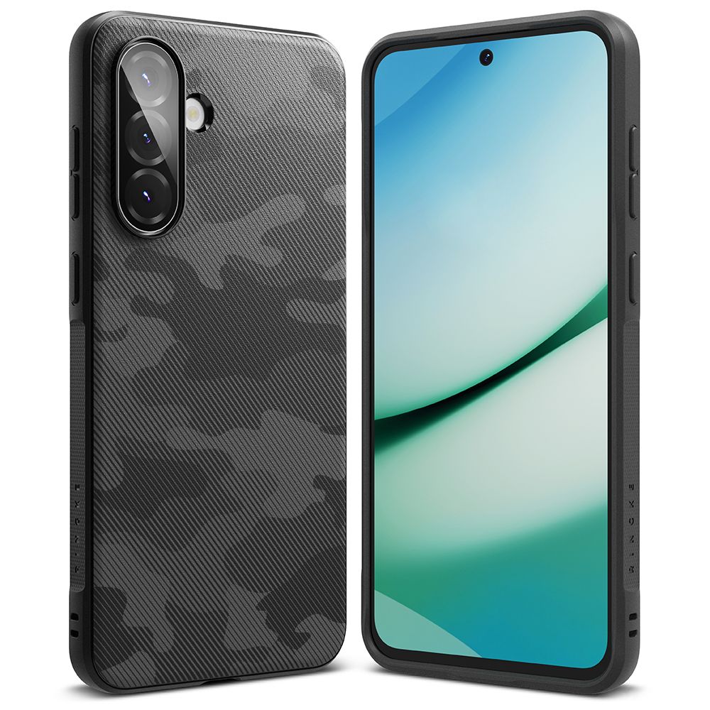 Etui na Samsung Galaxy A36 A366, Ringke, Onyx Camo, Czarne