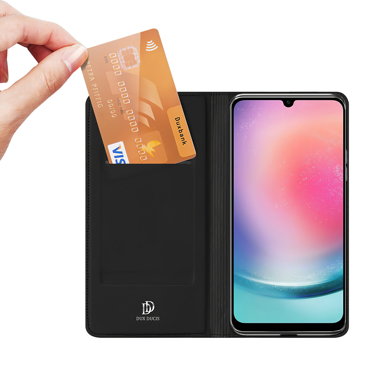 Etui do Samsung Galaxy A55 5G A556, DUX DUCIS, Skin Pro, Czarny