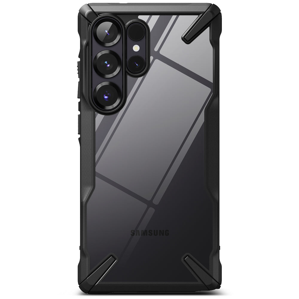 Etui na Samsung Galaxy S25 Ultra S938, Ringke, Fusion X, Czarne
