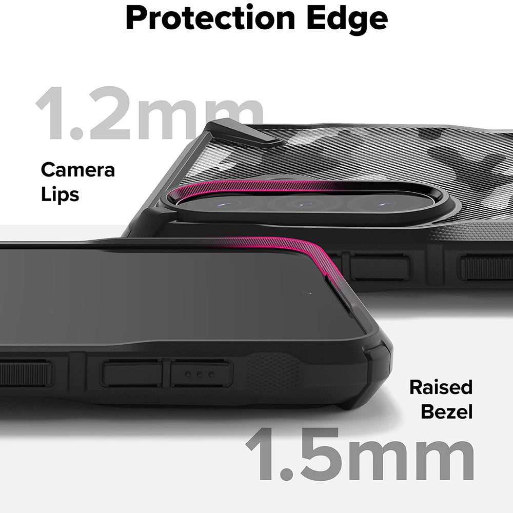 Etui na Samsung Galaxy A56 A566 / A36 A366, Ringke, Fusion X Camo, Czarne