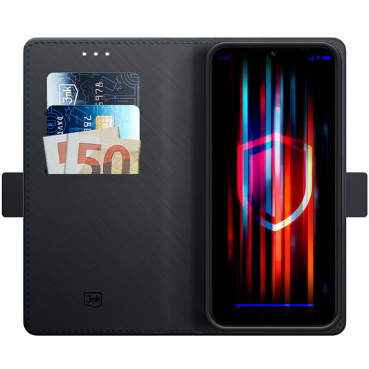 Etui do Samsung Galaxy A16 5G A166 / A16 4G A165, 3MK, Wallet, Czarny