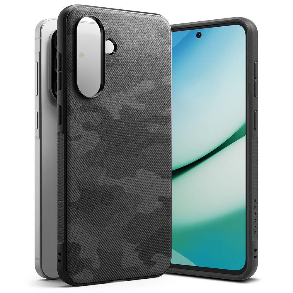 Etui na Samsung Galaxy A36 A366, Ringke, Onyx Camo, Czarne