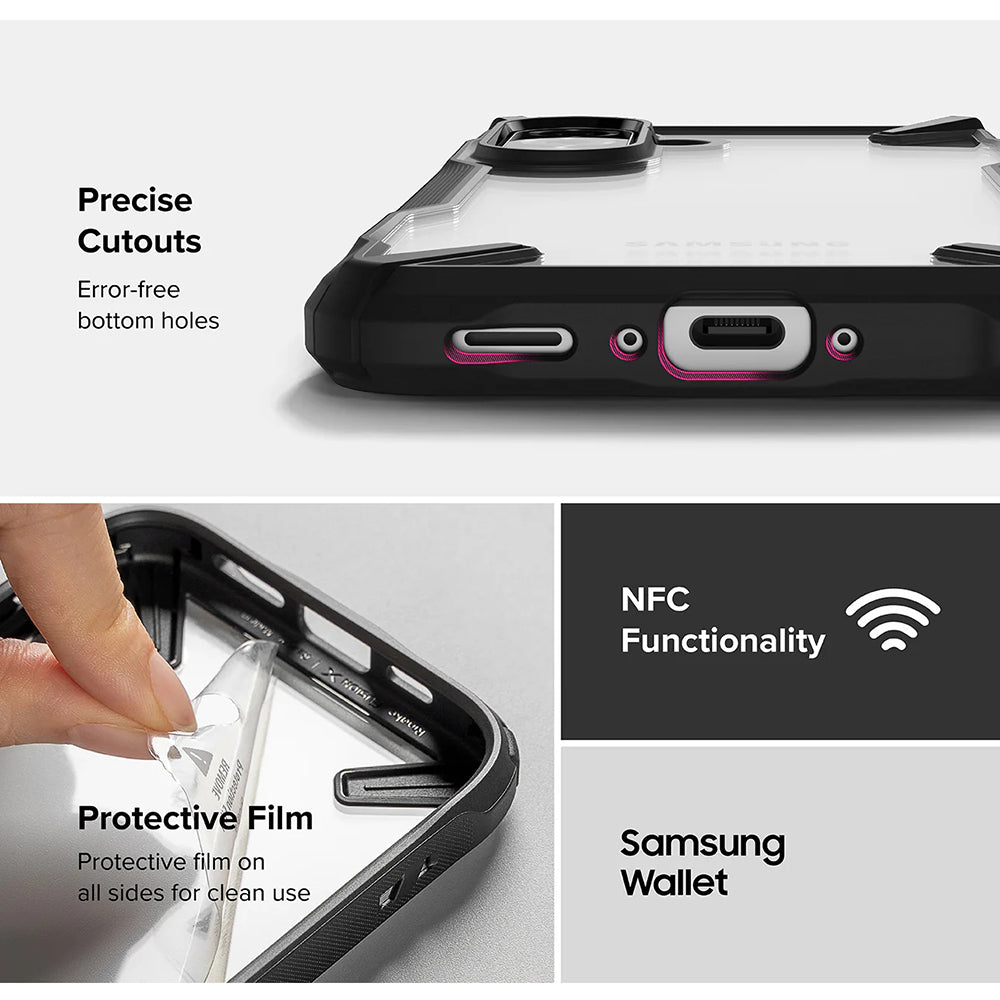 Etui Ringke Fusion X dla Samsung Galaxy A56 A566 / A36 A366, Czarne