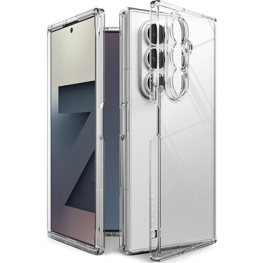 Etui na Samsung Galaxy Z Fold7 F966, Ringke, Fusion, Przezroczyste