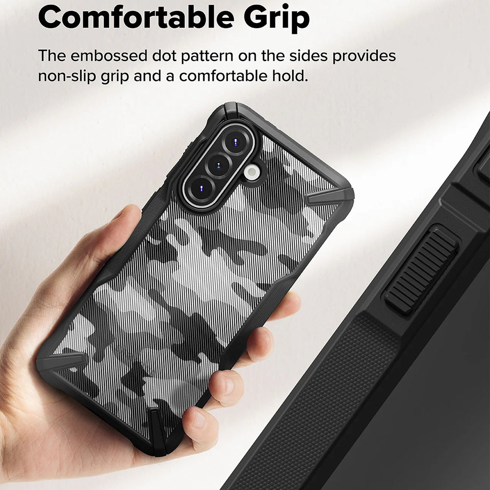 Etui na Samsung Galaxy A56 A566 / A36 A366, Ringke, Fusion X Camo, Czarne