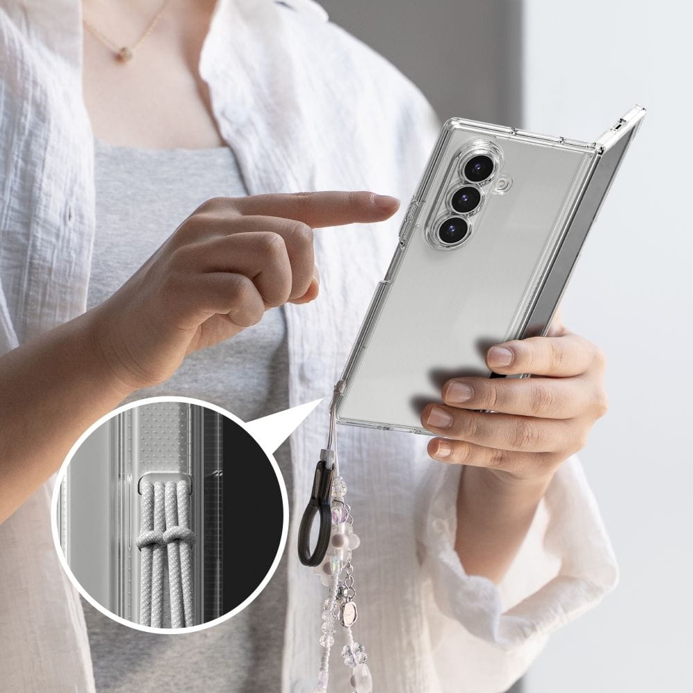 Etui na Samsung Galaxy Z Fold7 F966, Ringke, Fusion, Przezroczyste