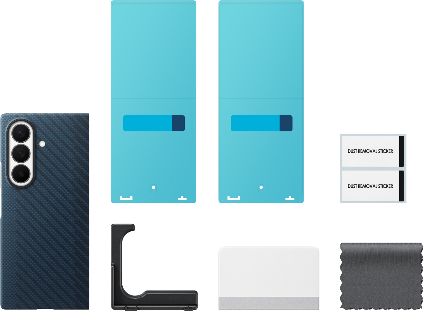 Etui do Samsung Galaxy Z Fold8 Ultra F976, Carbon Magnet Case, Granatowy EF-KF976SNEGWW