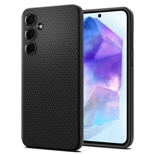 Etui do Samsung Galaxy A55 5G A556, Spigen, Liquid Air, czarny ACS07526