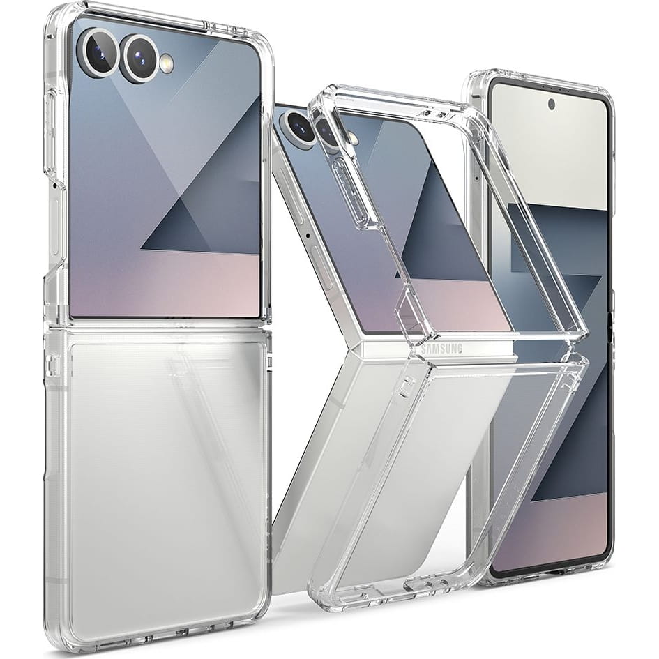 Etui na Samsung Galaxy Z Flip7 F766, Ringke, Fusion, Przezroczyste