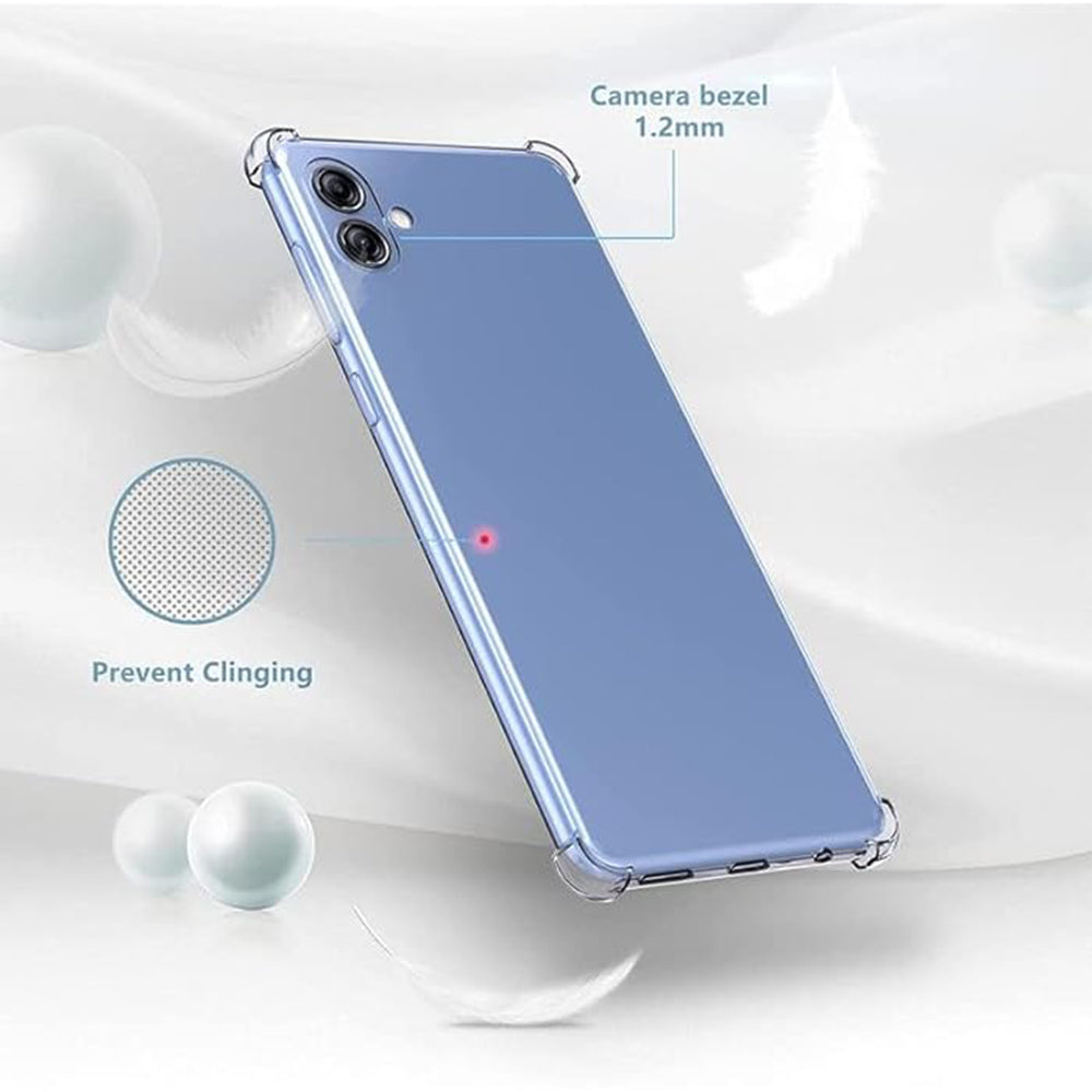 Etui na Samsung Galaxy A04e A042 / M04 M045, Techsuit, Shockproof Clear, Przezroczyste