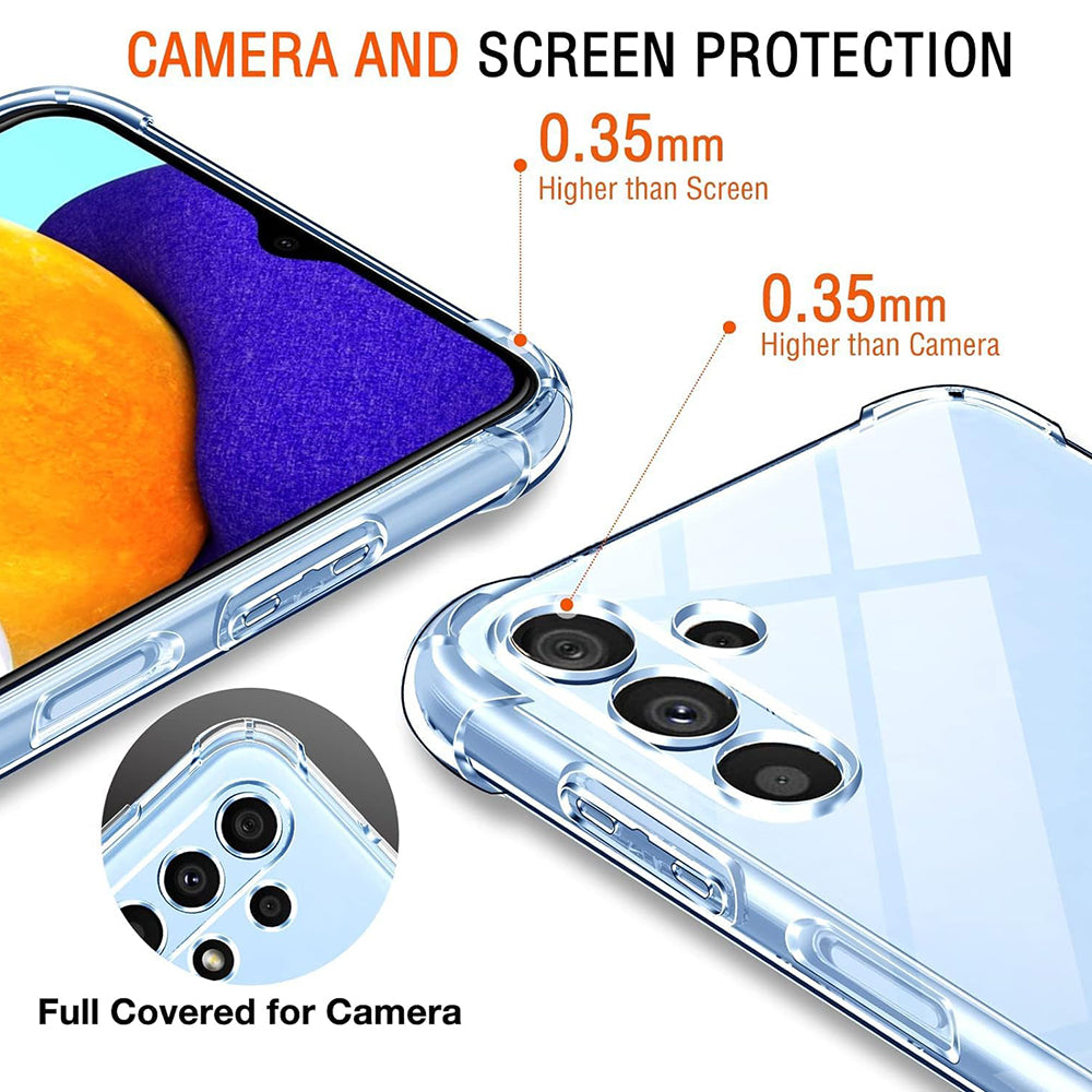 Etui na Samsung Galaxy A04s A047 / A13 5G A136, Techsuit, odporne na wstrząsy, przezroczyste