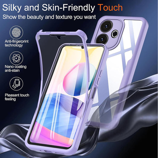 Etui na Samsung Galaxy A06 A065, Techsuit, ColorVerse 360, Niebieskie