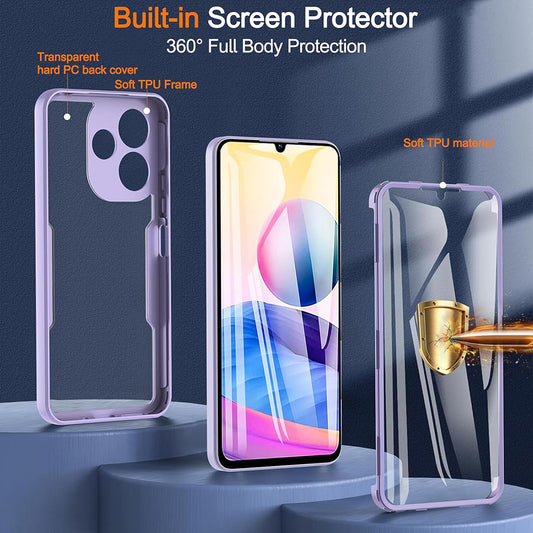 Etui na Samsung Galaxy A06 A065, Techsuit, ColorVerse 360, Czarny
