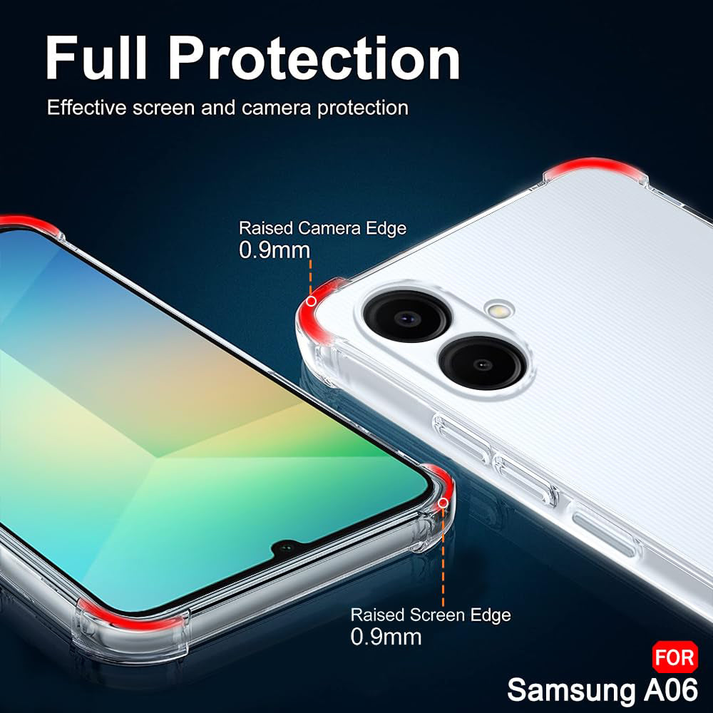 Etui na Samsung Galaxy A06 A065, Techsuit, Shockproof Clear, Przezroczyste