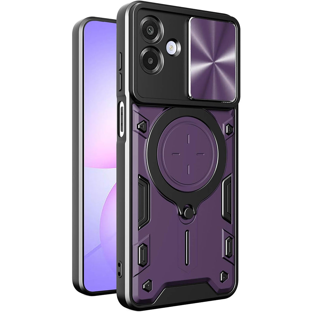 Etui na Samsung Galaxy A07 4G A075, Techsuit, CamGuard Pro, Fioletowy