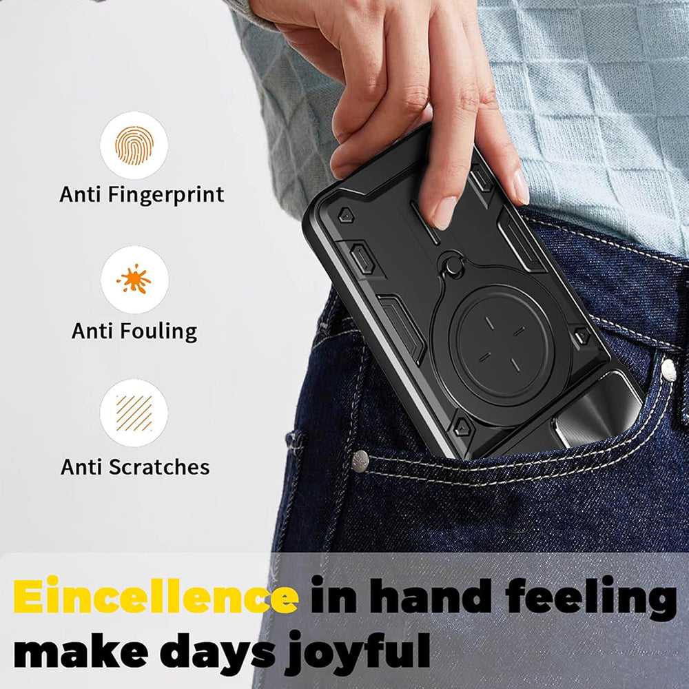 Etui na Samsung Galaxy A07 4G A075, Techsuit, CamGuard Pro, Fioletowy