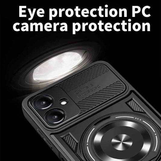Etui na Samsung Galaxy A07 4G A075, Techsuit, RuggedCam, Niebieskie