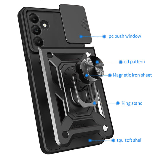 Etui na Samsung Galaxy A15 5G A156 / A15 A155, Techsuit, CamShield, Niebieskie