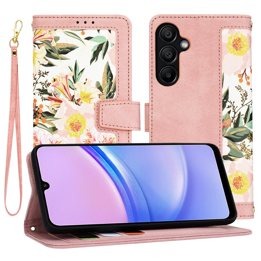 Etui na Samsung Galaxy A15 5G A156 / A15 A155, Techsuit, FlipCraft, Różowe