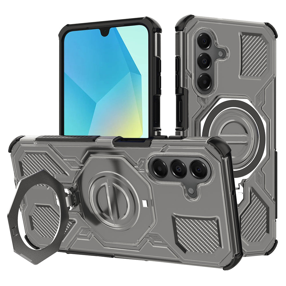 Etui na Samsung Galaxy A16 5G A166 / A16 4G A165, Techsuit, Carbon Shield Pro, Kolor dymny