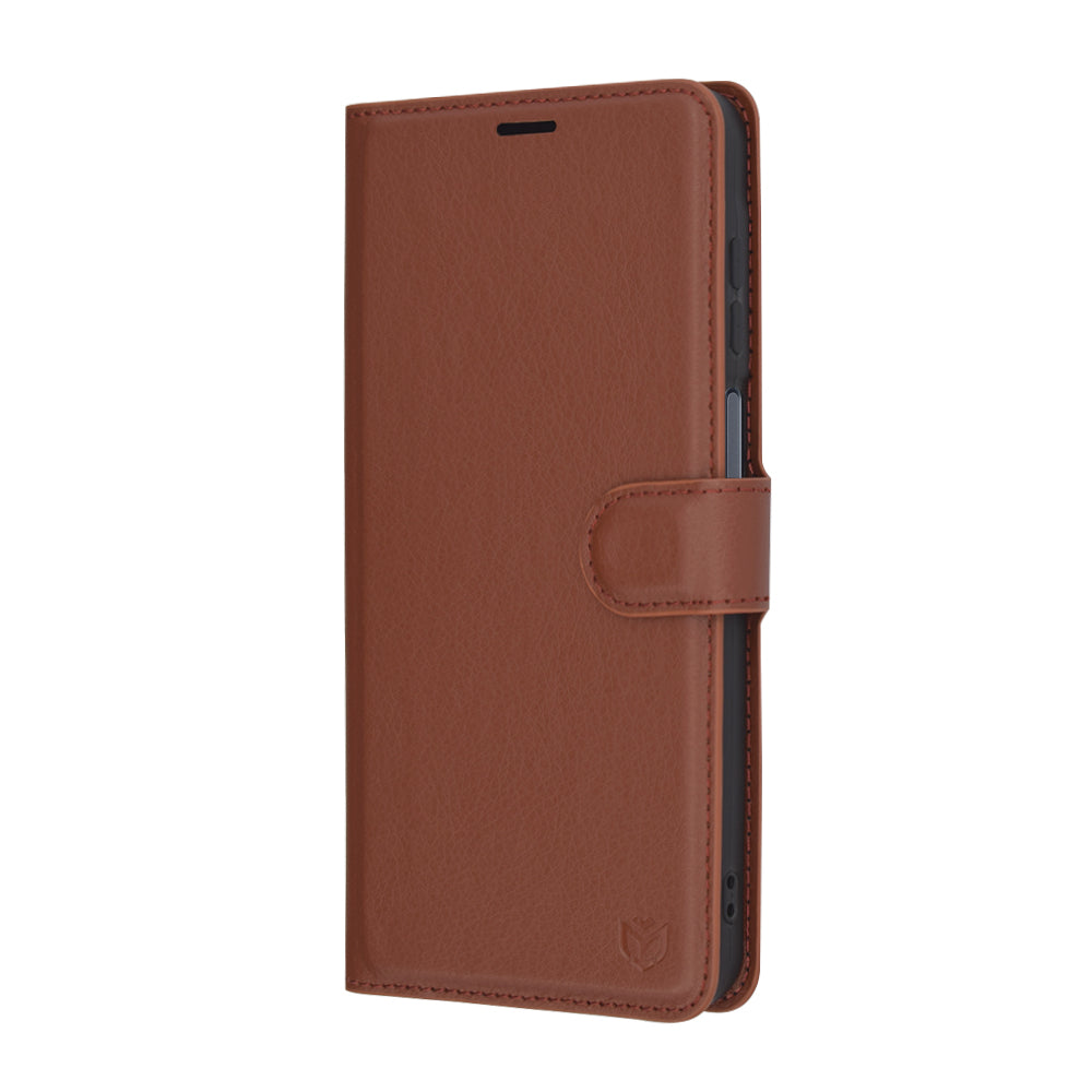 Etui na Samsung Galaxy A16 5G A166 / A16 4G A165, Techsuit, Leather Folio, Brązowe