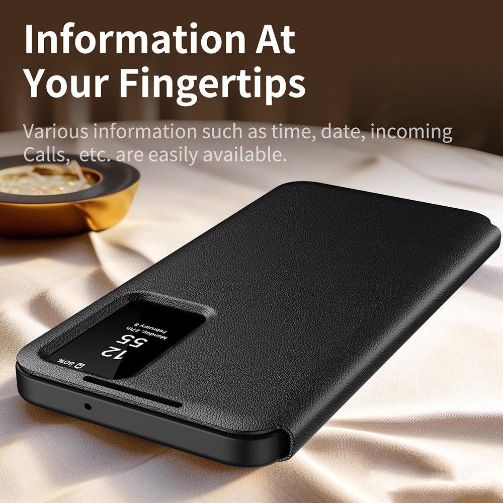 Case for Samsung Galaxy A16 5G A166 / A16 4G A165, Techsuit, SmartView, Black