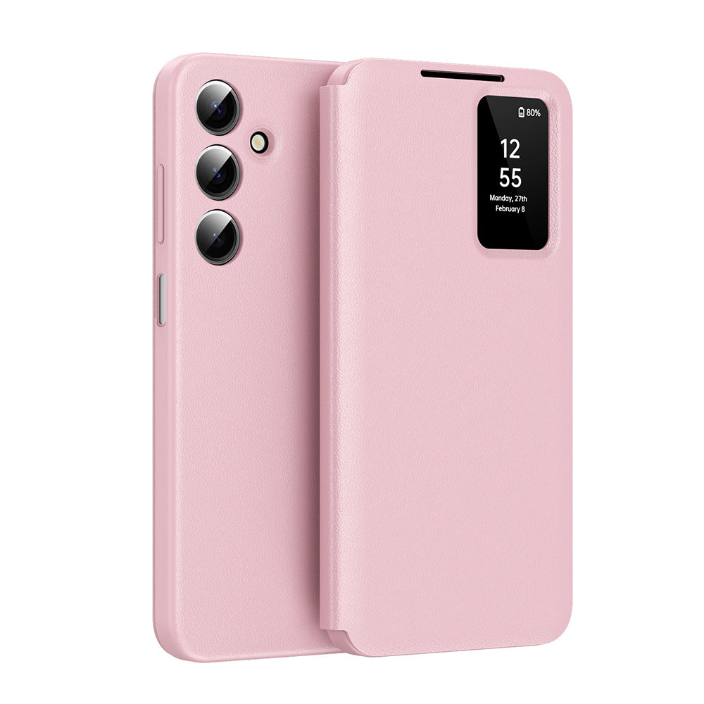 Etui na Samsung Galaxy A17 4G / A17 5G / A26 A266, Techsuit, SmartView, Różowe