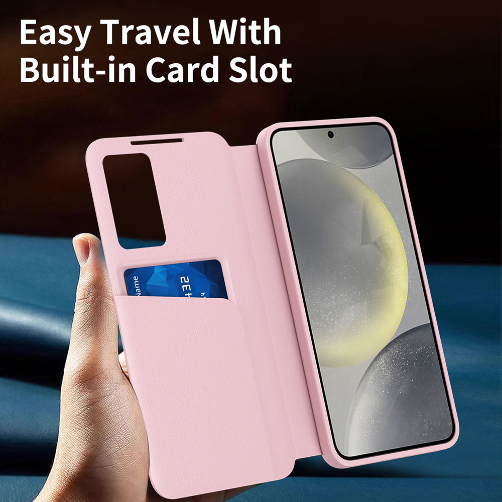 Etui na Samsung Galaxy A17 4G / A17 5G / A26 A266, Techsuit, SmartView, Różowe