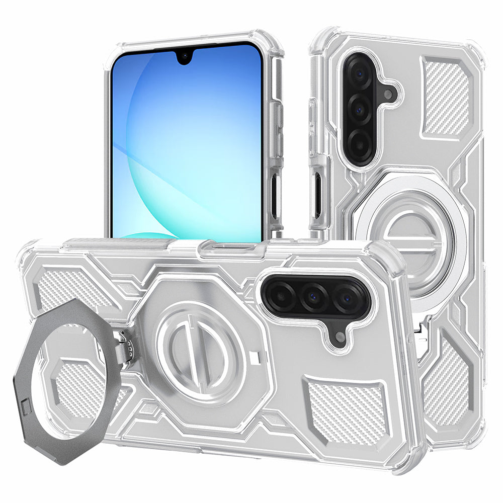 Etui na Samsung Galaxy A17 4G / A17 5G, Techsuit, Carbon Shield Pro, Białe