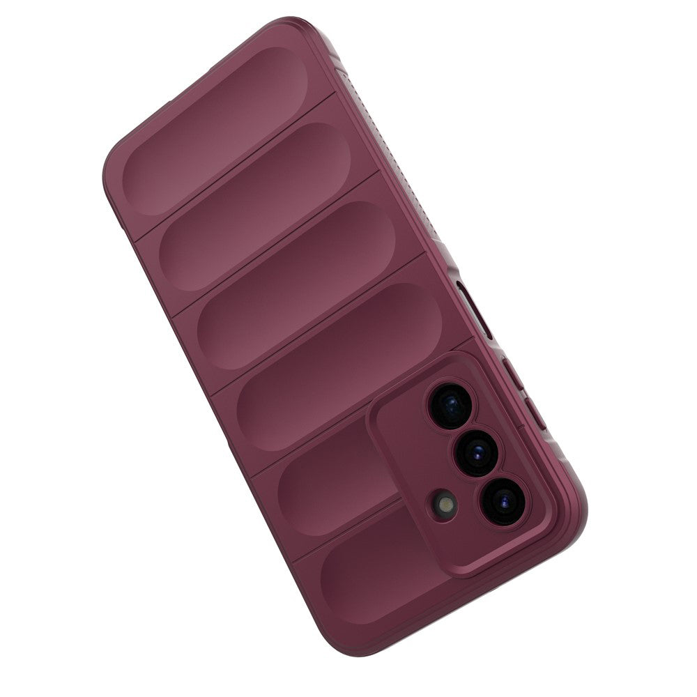 Etui na Samsung Galaxy A17 5G, Techsuit, Magic Shield, Wiśniowy