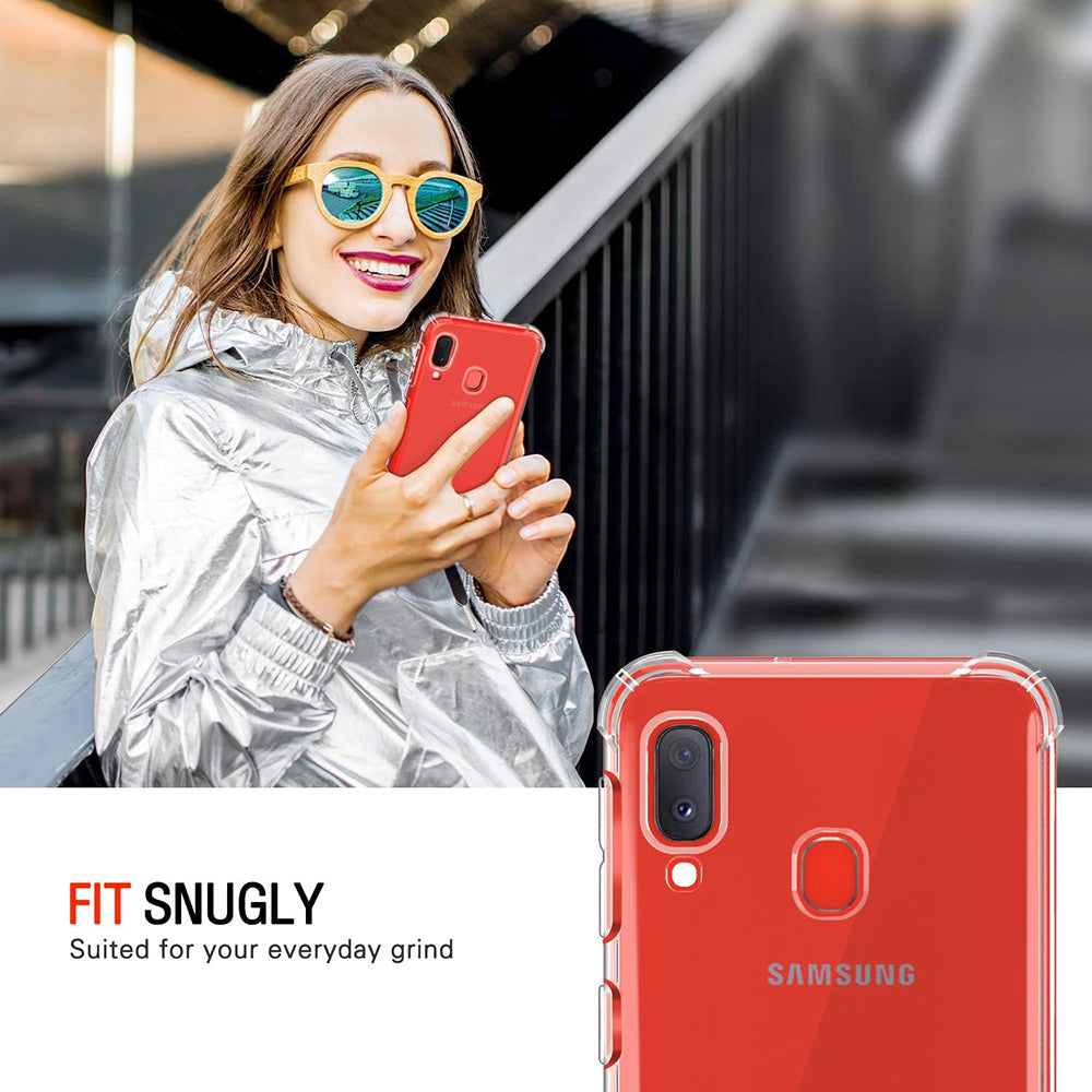 Etui na Samsung Galaxy A20e A202, Techsuit, Shockproof Clear, Przezroczyste