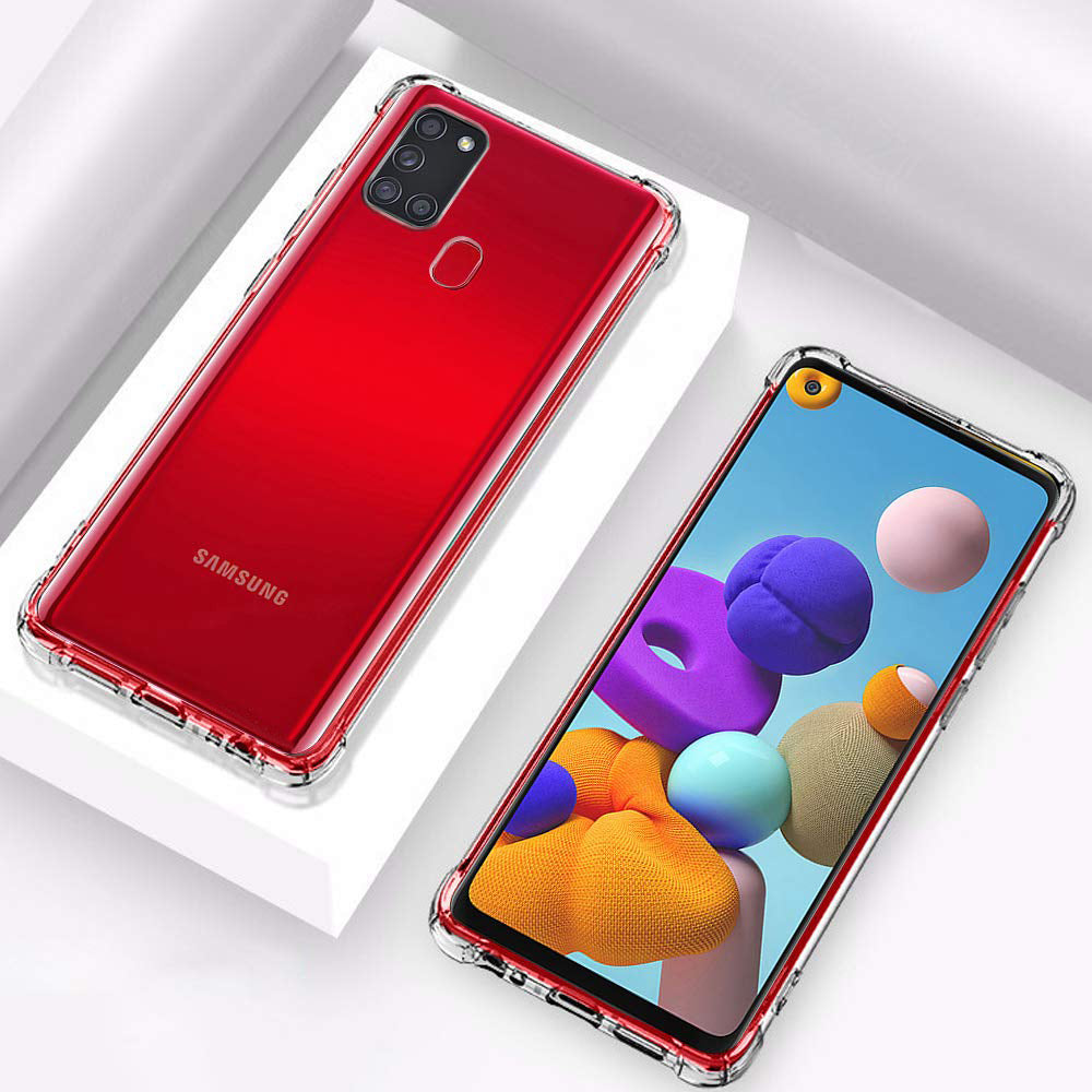 Etui na Samsung Galaxy A21s A217, Techsuit, Shockproof Clear, Przezroczyste