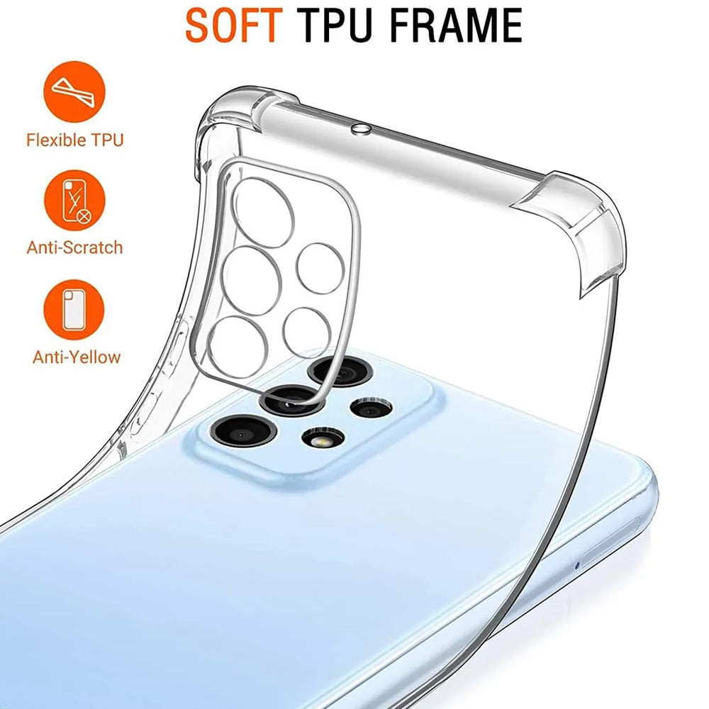 Etui na Samsung Galaxy A23 5G A236 / A23 A235, Techsuit, Shockproof Clear, Przezroczyste