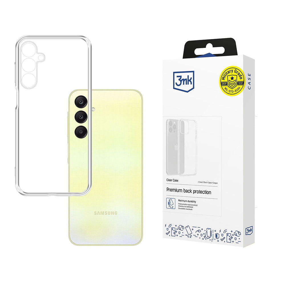 Etui na Samsung Galaxy A25 A256, 3MK, Clear, Przezroczyste