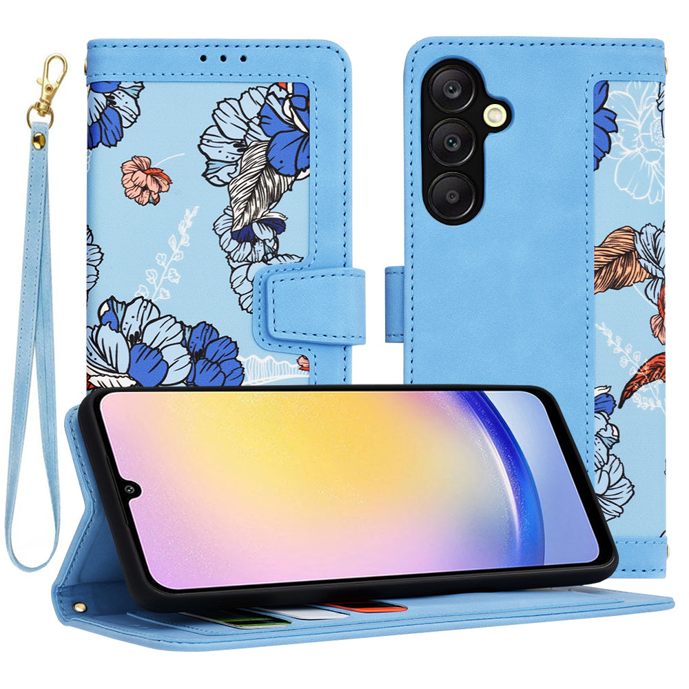 Etui na Samsung Galaxy A25 A256, Techsuit, FlipCraft, Niebieski