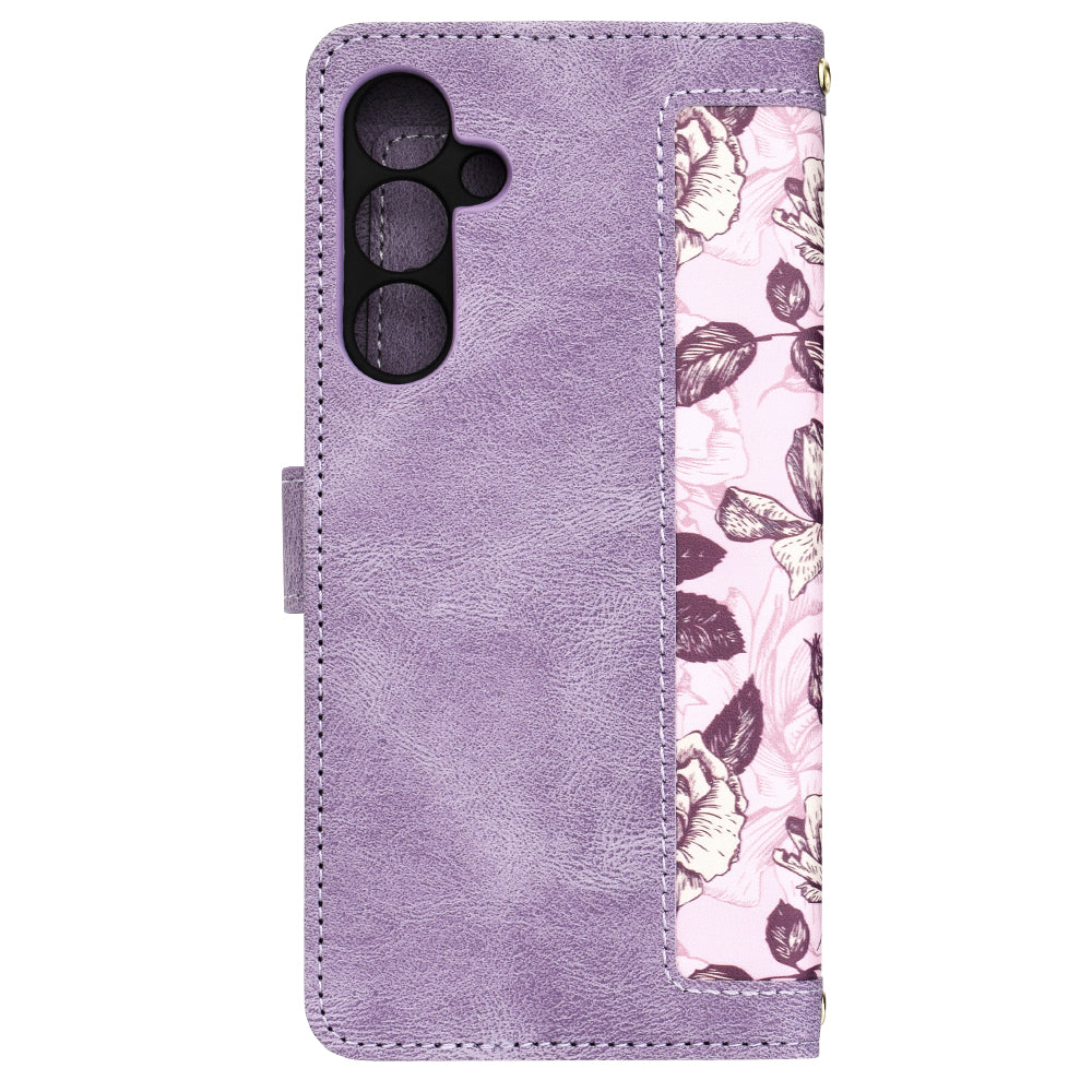 Etui na Samsung Galaxy A25 A256, Techsuit, FlipCraft, Fioletowy