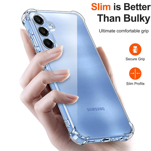 Etui na Samsung Galaxy A25 A256, Techsuit, Shockproof Clear, Przezroczyste