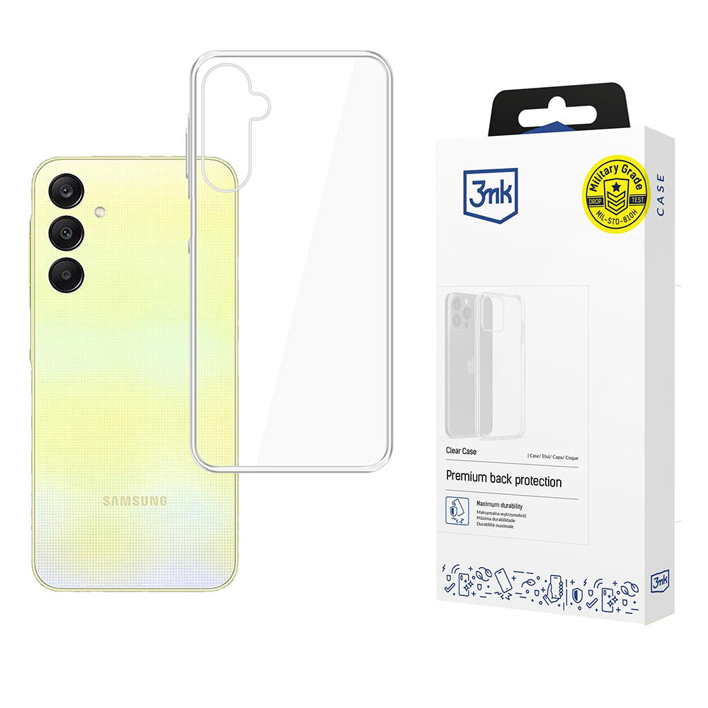 Etui na Samsung Galaxy A26 A266, 3MK, Clear, Przezroczyste