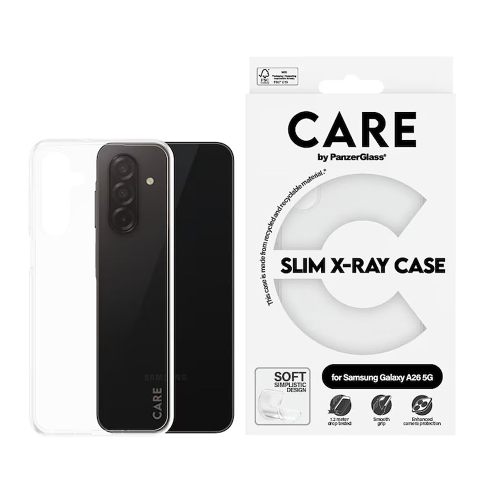 Etui na Samsung Galaxy A26 A266, PanzerGlass, Modne, Przezroczyste