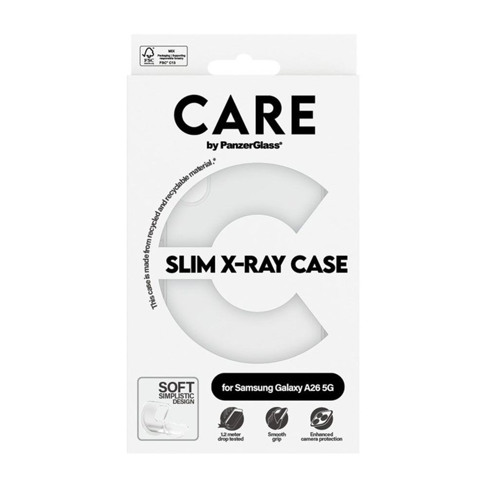 Etui na Samsung Galaxy A26 A266, PanzerGlass, Modne, Przezroczyste