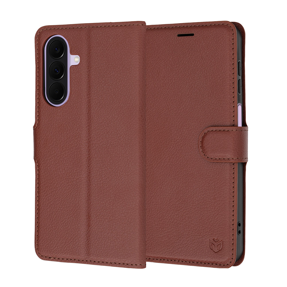 Etui na Samsung Galaxy A27 5G, Techsuit, Leather Folio, Brązowe