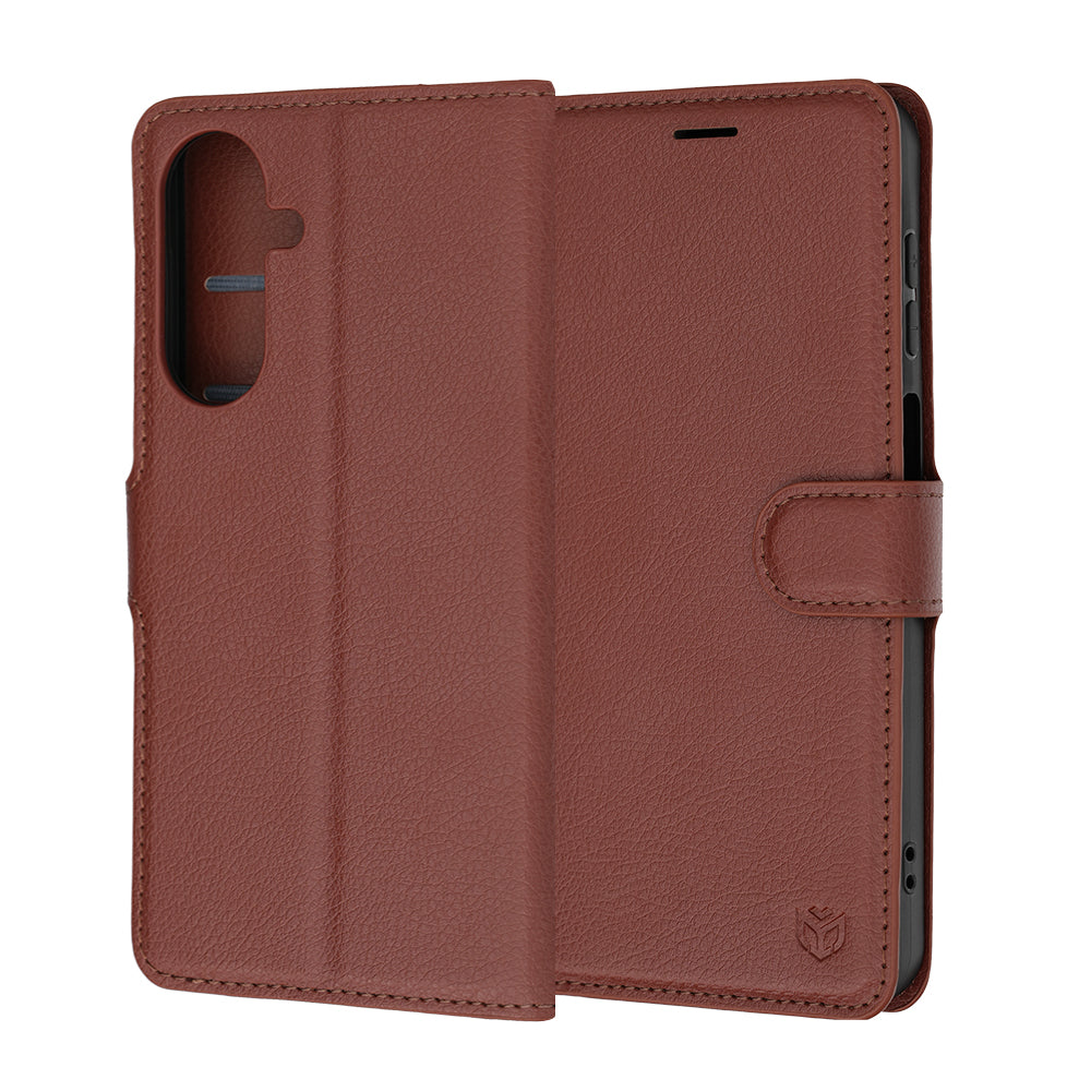 Etui na Samsung Galaxy A27 5G, Techsuit, Leather Folio, Brązowe
