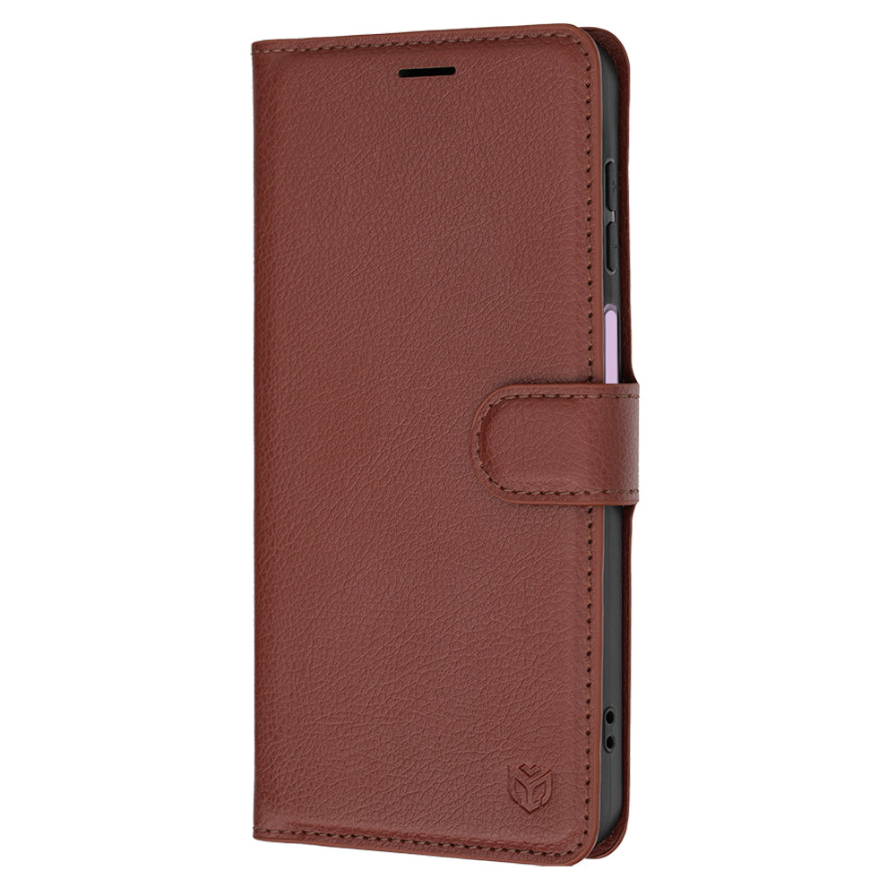Etui na Samsung Galaxy A27 5G, Techsuit, Leather Folio, Brązowe