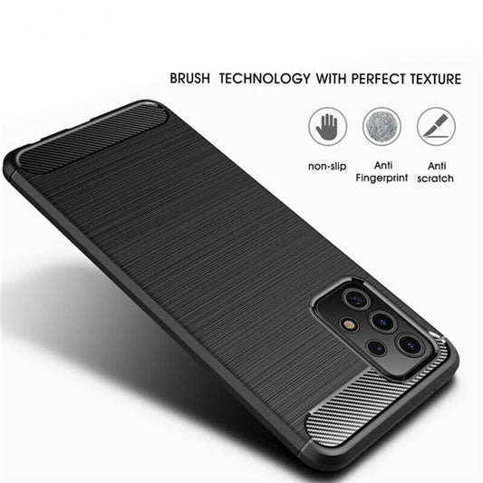 Etui na Samsung Galaxy A32 5G A326, Techsuit, Carbon, Czarny