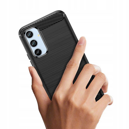Etui na Samsung Galaxy A34 A346, Techsuit, Carbon, Czarny